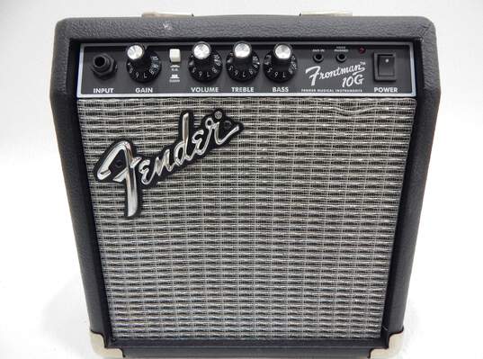 Fender Brand Frontman 10G Model Electric Guitar Amplifier w/ Attached Power Cable image number 1