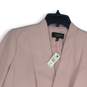 NWT Talbots Womens Pink Long Sleeve Open Front Blazer Size 14wp image number 3