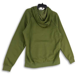 Mens Green Long Sleeve Kangaroo Pocket Drawstring Pullover Hoodie Size M alternative image
