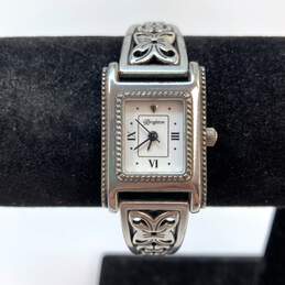 Designer Brighton Hamilton Rectangular White Analog Dial Quartz Wristwatch
