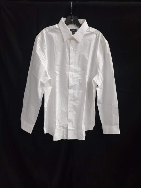 Express White Dress Shirt Men's Size L image number 1
