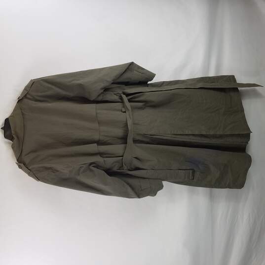 London Fog Women's Green Trench Coat Size 42 image number 2