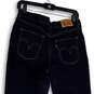 Womens Blue Denim Dark Wash Pockets Stretch Straight Leg Jeans Size 30 image number 4