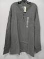 Men's Duluth Gray Long Sleeve Relaxed Longtail Size 3XL image number 1