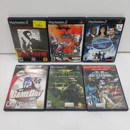 Lot of 6 Sony PlayStation 2 Video Games