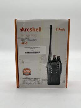 Lot Of 2 Arcshell Black AR-5 Radio UHF FM Transceivers Untested E-0503623-A