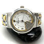 Designer Brighton Dual-Tone Gramercy Park Foldover Clasp Wrist Watch image number 1