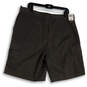NWT Mens Brown Flat Front Pockets Stretch Regular Fit Cargo Shorts Size 36 image number 2