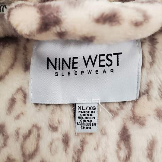 Nine West Women Pink Cheetah Soft Robe XL NWT image number 4