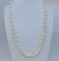 VNTG Yellow Agate Gold Tone Clasp Beaded Necklace image number 1