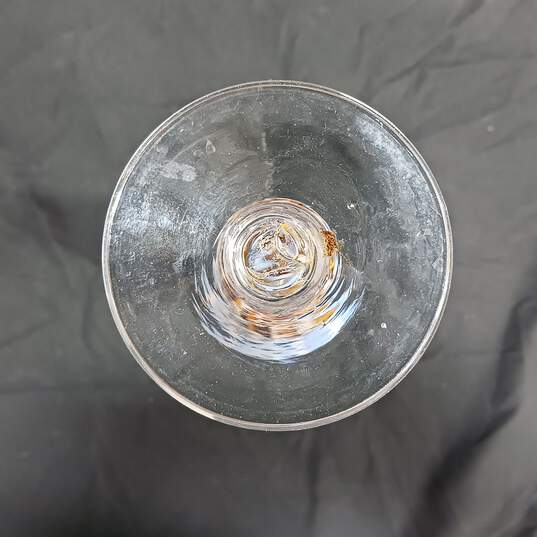 Vintage Hand Blown Opalescent Glass Vases image number 3