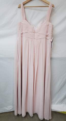 Azazie Millie Women's Blushing Pink Polyester Maxi Long Dress Size A18 alternative image