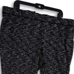 NWT Womens Gray Space Dye Elastic Waist Pull-On Ankle Leggings Size 22/24