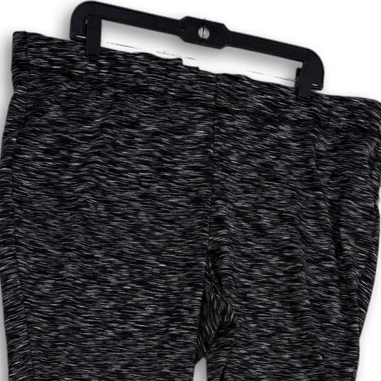 NWT Womens Gray Space Dye Elastic Waist Pull-On Ankle Leggings Size 22/24 image number 1