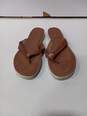 Coach Women's Q8089 Chestnut Leather Shelly Sandals Size 9.5B image number 1