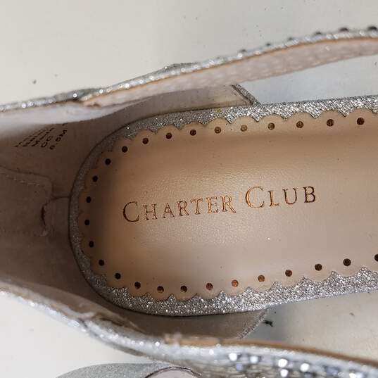 Charter Club F42233 Women's Heels Silver Size 8.5M image number 3