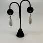 Designer Laurel Burch Silver-Tone French Wire Drop Earrings image number 1