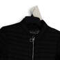 Womens Black Bend Long Sleeve Full-Zip Bomber Jacket Size Small image number 2