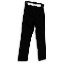 Womens Black Denim Dark Wash Pockets Stretch Skinny Leg Jeans Size 6 alternative image