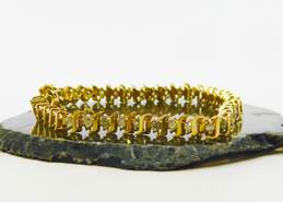 10K Yellow Gold 1.64 CTTW Diamond Tennis Bracelet- For Repair 8.8g