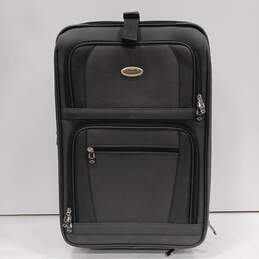 Eddie Bauer Black Rolling Luggage Suitcase alternative image