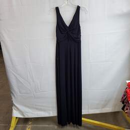 Ann Taylor Navy Blue Long Evening Dress WM Size 2 NWT alternative image