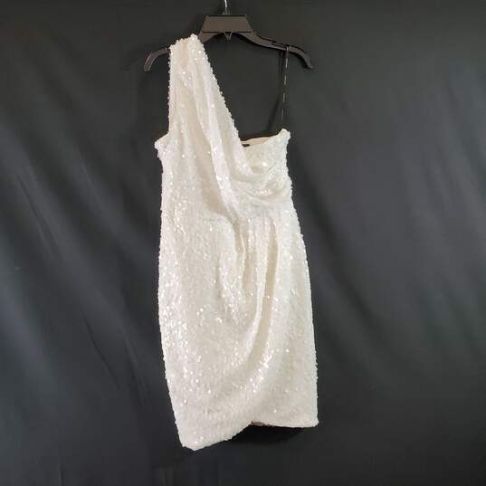 Marciano Women's White Sequin Dress SZ S image number 1