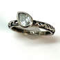 Designer Silpada 925 Sterling Silver Cubic Zirconia Belle Fleur Band Ring image number 1