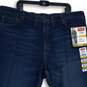 NWT Wrangler Mens Blue Medium Wash Relaxed Fit Straight Leg Jeans Size 44x30 image number 3
