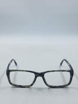 Versace Marbled Tort Rectangle Eyeglasses alternative image