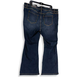 NWT Womens Blue Medium Wash Denim Luxe Slim Fit Bootcut Jeans Size 22S alternative image