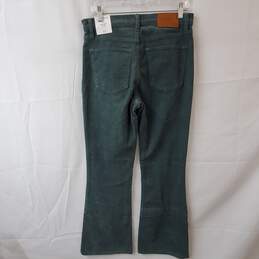 Lucky Brand Green Stevie High Rise Flare Corduroy Jeans Size 10 alternative image