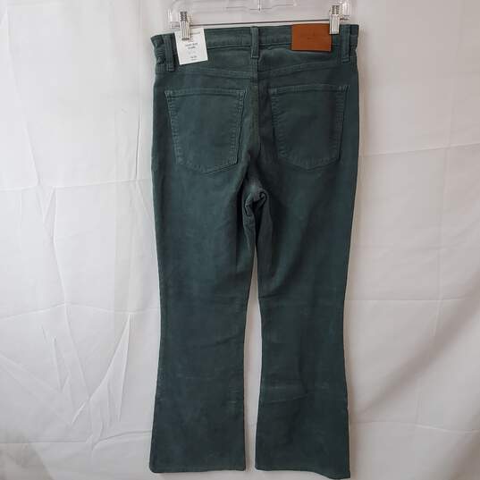 Lucky Brand Green Stevie High Rise Flare Corduroy Jeans Size 10 image number 2