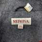 Merona Gray Wool Pea Coat Women's Size M image number 3