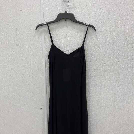 NWT Love, Fire Womens Black V-Neck Sleeveless Pullover Maxi Dress Size Medium image number 4