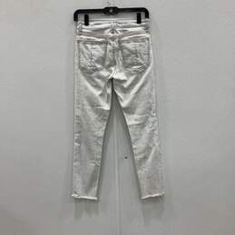 Rag & Bone Womens Light Blue Denim 5-Pocket Design Raw Hem Skinny Jeans Size 25 alternative image