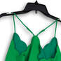 NWT Womens Green Scalloped Neck Spaghetti Strap Pullover Camisole Top Sz 2 image number 4