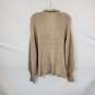 Max Studio Beige Open Front Faux Wrap Knit Sweater WM Size L NWT image number 2