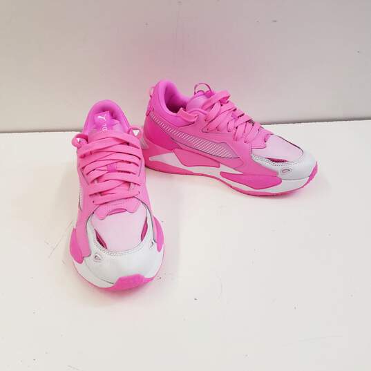 Buy the Puma RS-Z Breast Cancer Awareness Pink Athletic Shoes Women's Size  9
