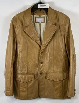 Wilson's Leather M.Julian Beige Coat - Size Medium