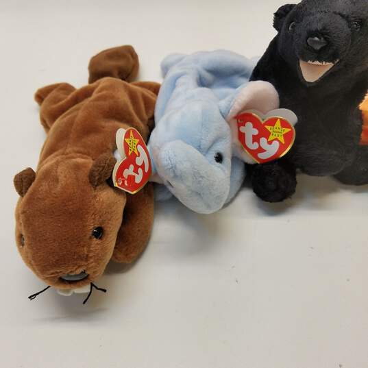 Assorted Ty Beanie Babies Bundle Lot of 4 image number 3