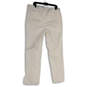 Womens White Denim Light Wash Pockets Comfort Straight Leg Jeans Size 16W image number 2