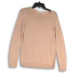Calvin Klein Womens Pink Knitted Round Neck Long Sleeve Pullover Sweater Size M