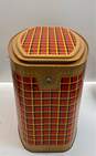 Vintage Thermos Brand Oval Cooler-Plaid Red, Yellow image number 4