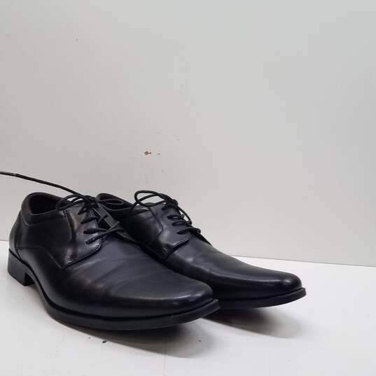Perry Ellis Portfolio Juan Plain Toe Oxford Black Dress Shoes Men's Size 10 image number 3