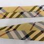 BURBERRY London Men's Yellow House Check Silk Necktie Tie with COA image number 13