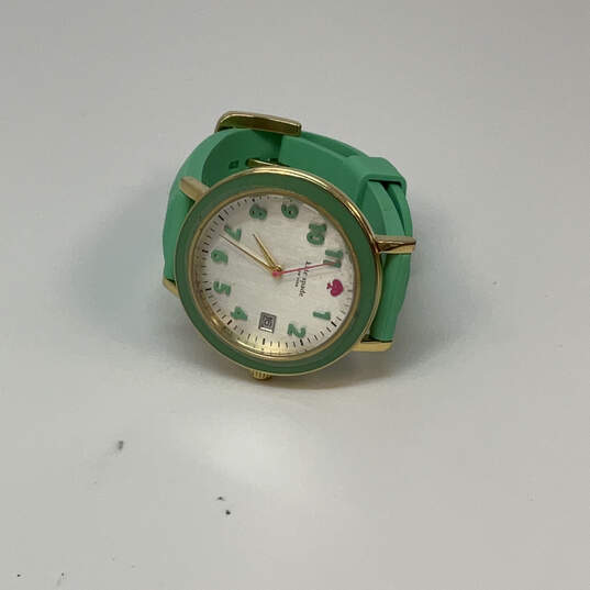 Designer Kate Spade Gold-Tone Adjustable Strap Round Dial Analog Wristwatch image number 2