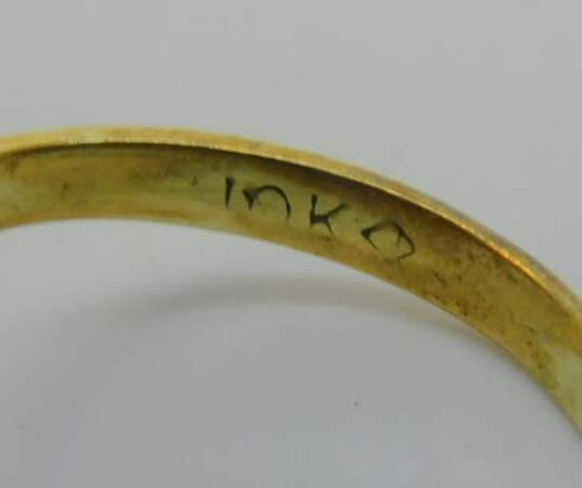 10K Yellow Gold Filigree Ring 1.4g image number 4