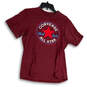 Mens Red Chuck Taylor All Star Crew Neck Short Sleeve Graphic T-Shirt Sz XS image number 1