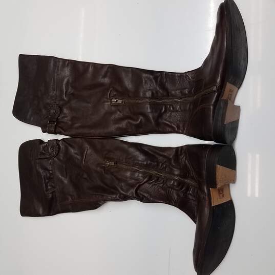 Frye Leather Thigh High Riding Woman's Boots Size 8.5 image number 1